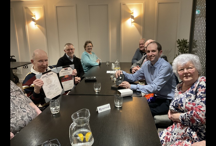 GMB Union honours the contribution and service of Graham Hayden